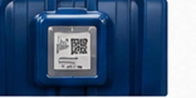 Identification label shown on reusable container