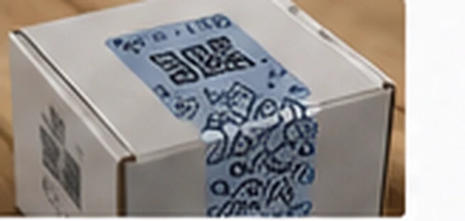 Security label applied to a product carton